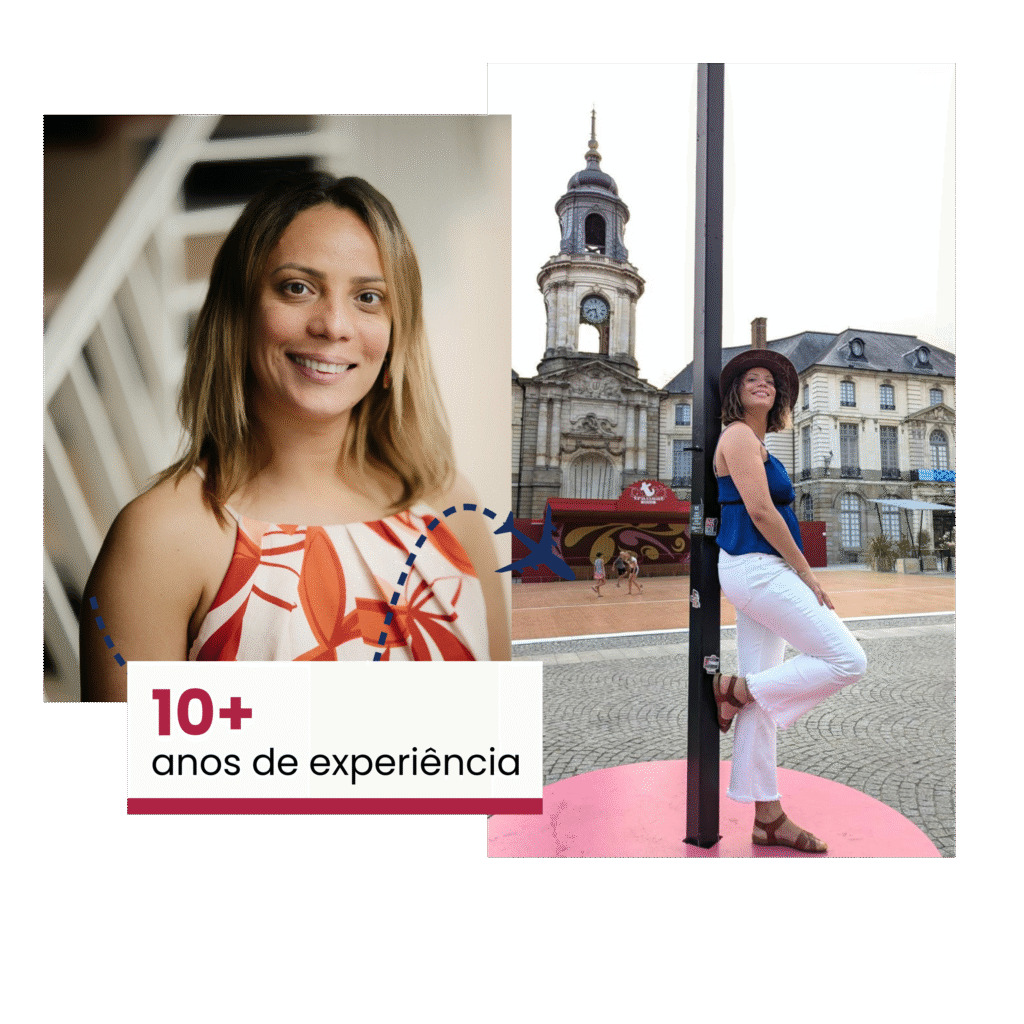 Colagem de Família Azul e Branco